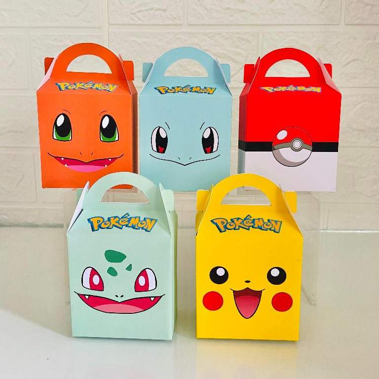 Maletinha Pokemon , caixinha Pokemon, caixinha personalizada Pokemon, caixinha pokemon (pegue e monte)