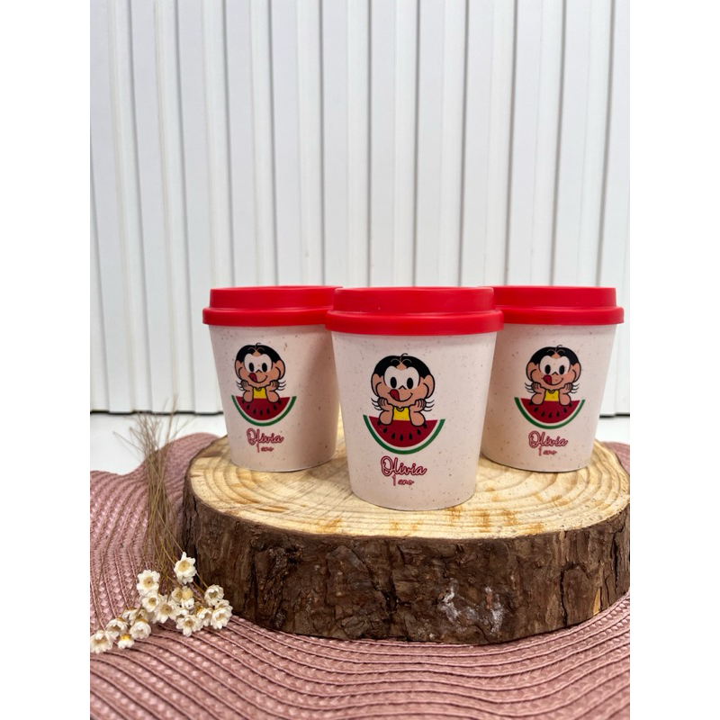 Copo Mini Bucks 250ml Personalizado Magali - lembrancinha aniversário infantil