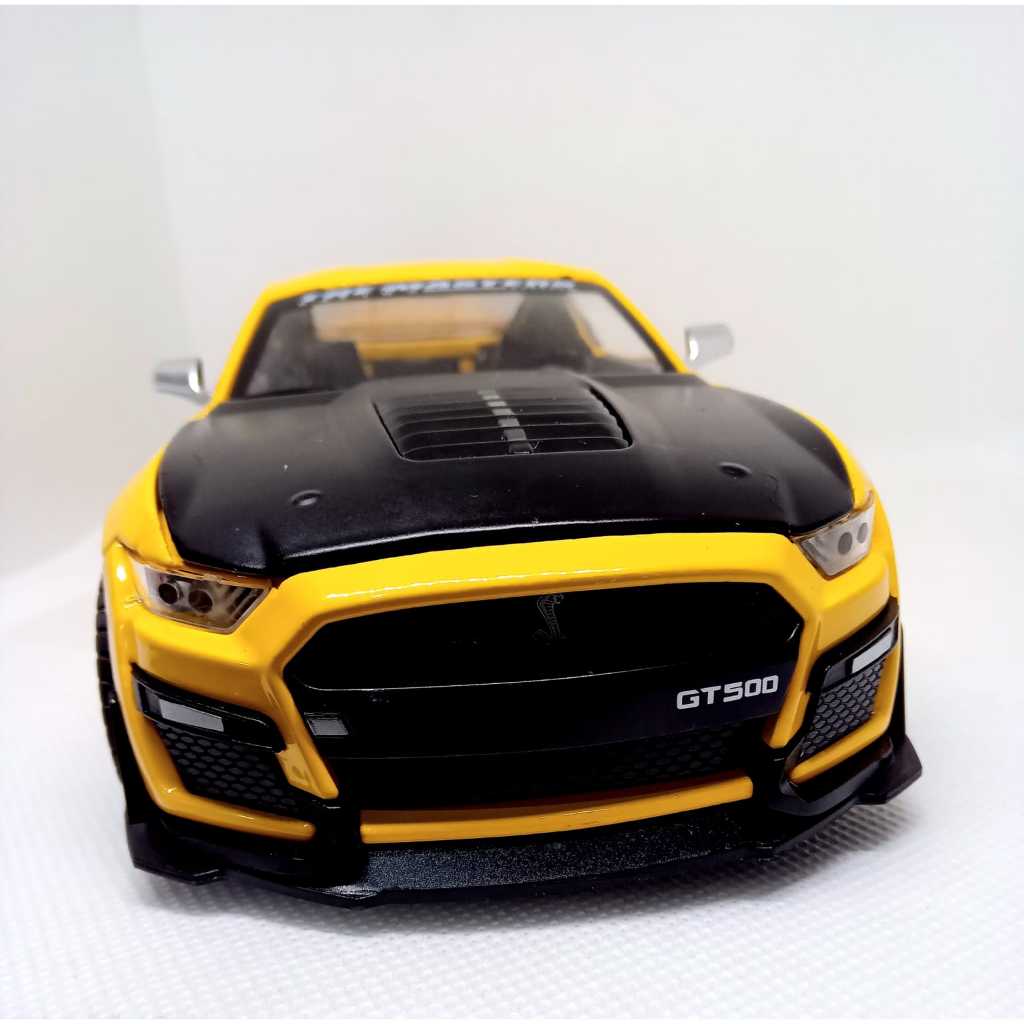 Miniatura Ford Mustang GT500 1:24 metal Diecast colecionável