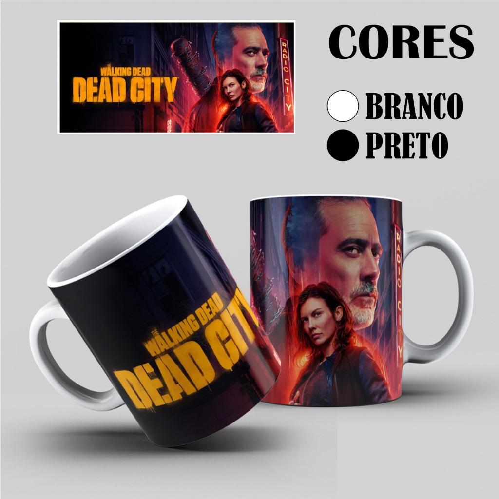 Caneca The Walking Dead: Dead City (Série): Vários Modelos - Casa e Louça