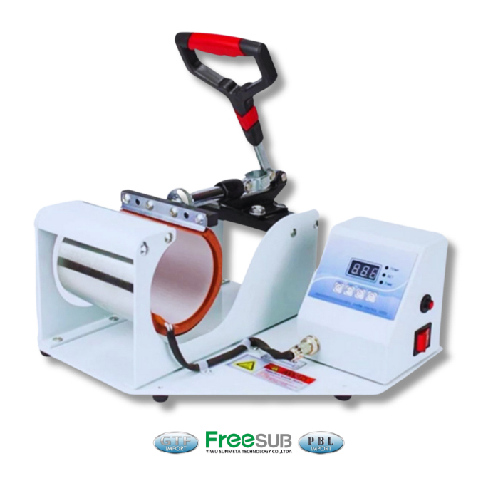 Prensa Máquina Térmica Caneca FREESUB • Sublimação • Máquina de Estampar Canecas 11oz | Renda Extra