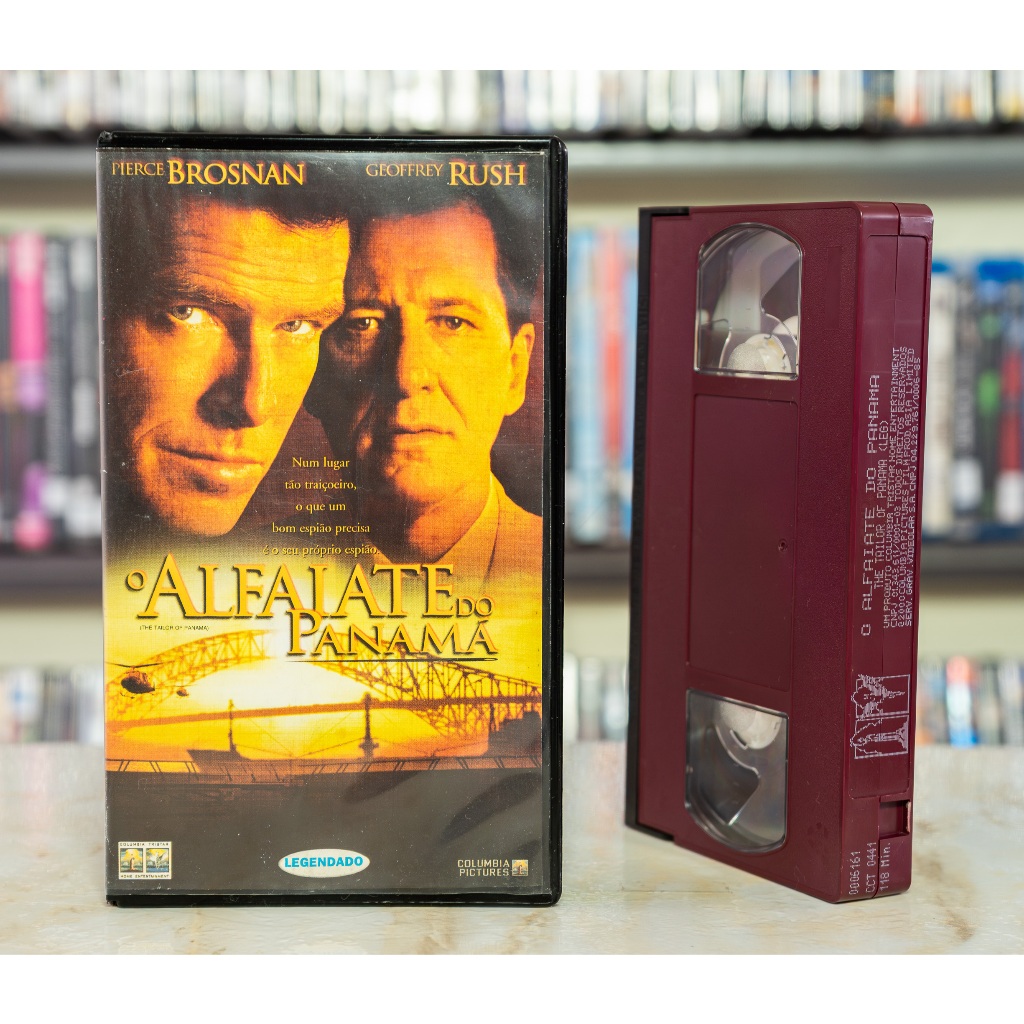 VHS O Alfaiate Do Panamá - LEGENDADO - Pierce Brosnan Geoffrey Rush - Original - Fita de Vídeo Filme