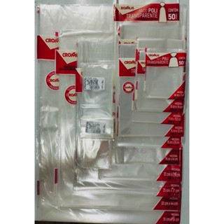 Saco de Celofane Transparente Cromus Para Presente  c/50 unidades em Oferta na Shopee