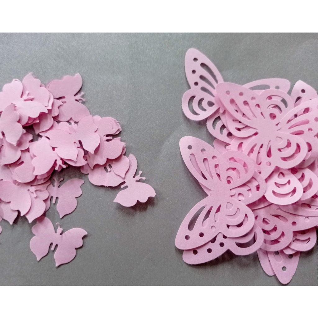 200 apliques de papel  100 Borboletas + 100 mini borboletas de festa borboleta de papel borboleta encanto