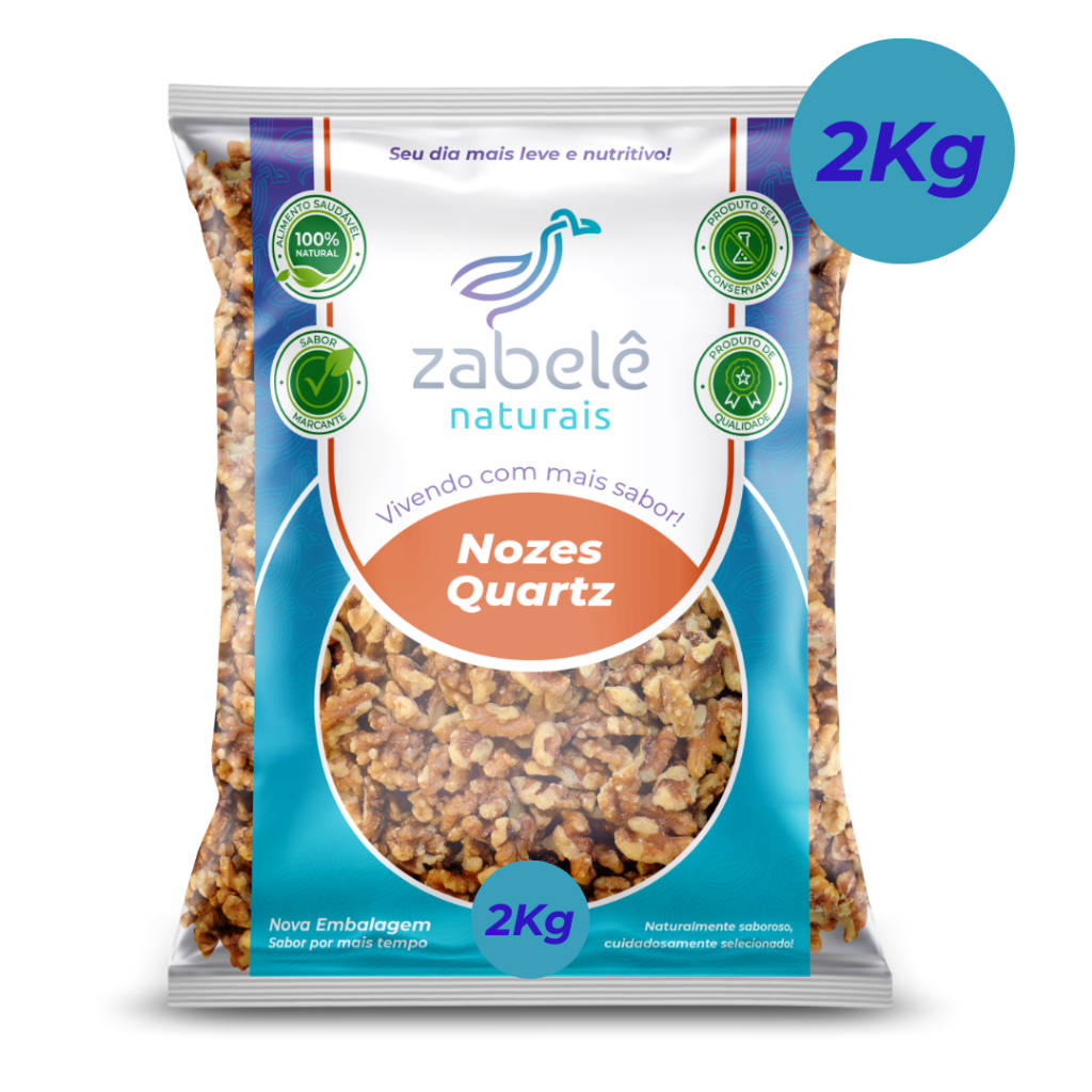 Nozes Quebradas Quartz 2kg- Zabelê Naturais em Oferta na Shopee