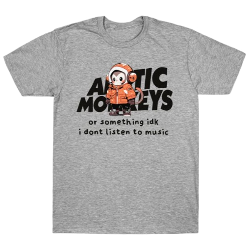 Camiseta Arctic Monkeys Adulto/Infantil Lançamento Camiseta Em Algodao