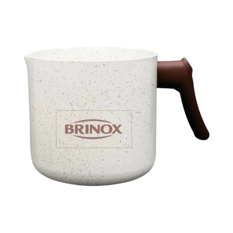 Caneca Leiteira Fervedor Indução Brinox Ceramic Life 1,7l Ø14cm Smart Plus Vanilla