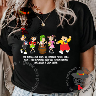 Camiseta Adulto e Infantil Turma do Chaves em Oferta na Shopee