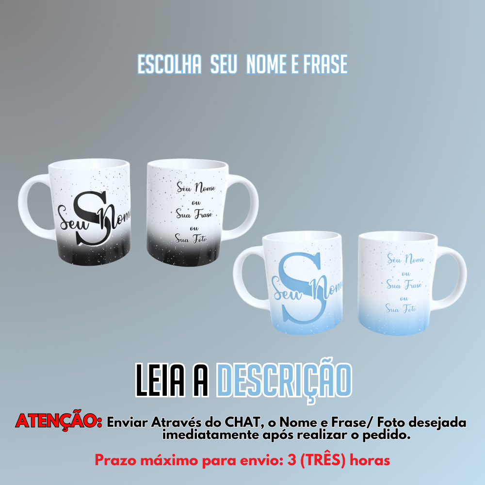Caneca Xícara Porcelana Alfabeto Masculino Personalizada Nome em Oferta na Shopee