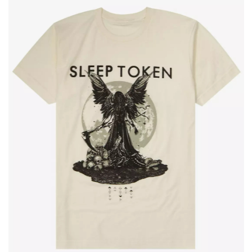 Camiseta Camisa Blusa Algodão Unissex Sleep Token Winged Reaper