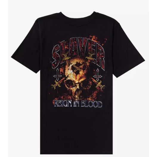 Camiseta Camisa Blusa Algodão Unissex Slayer Reign In Blood