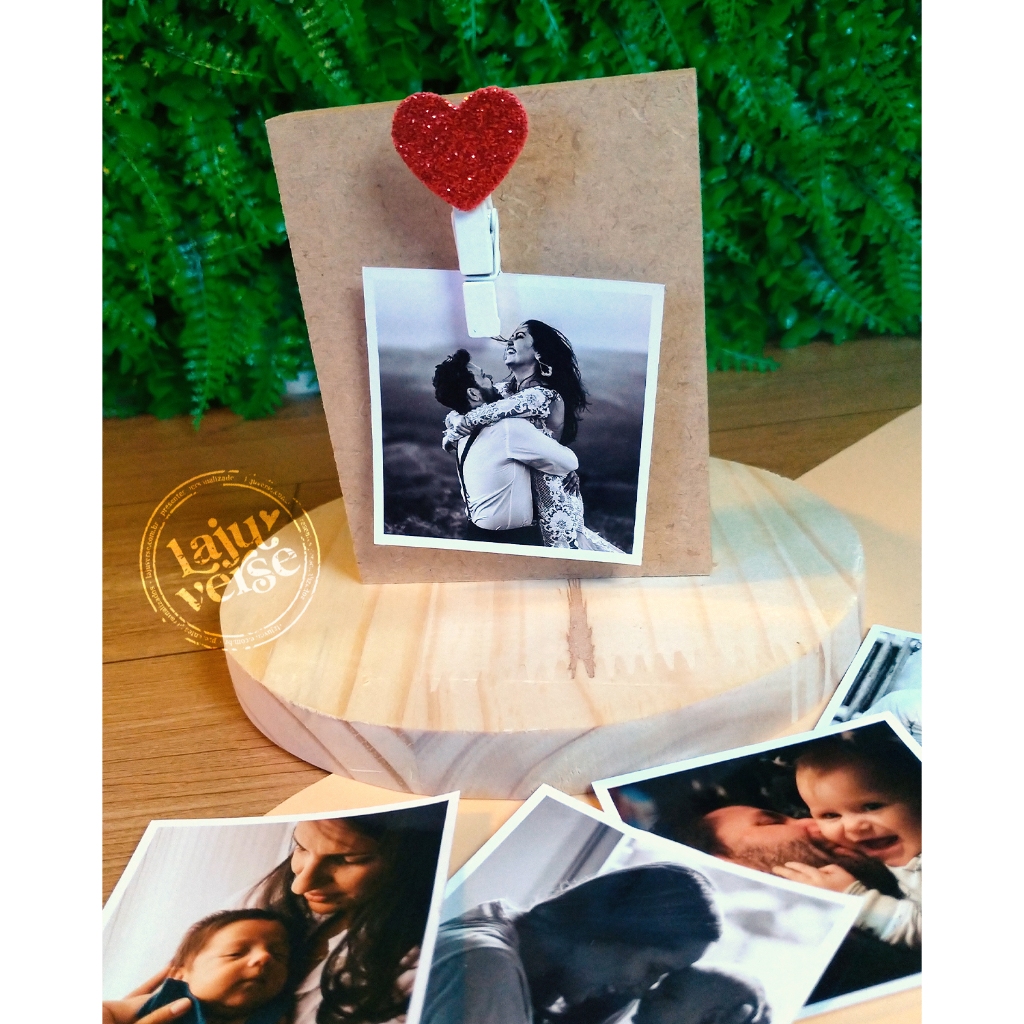 Polaroid de Mesa com Mini Pregador