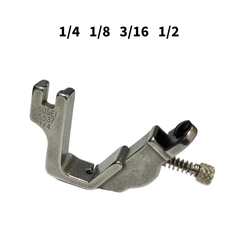 Calcador Sapata Prega Elástico Tensor Reta Industrial 1/4 1/8 3/16 1/2 em Oferta na Shopee