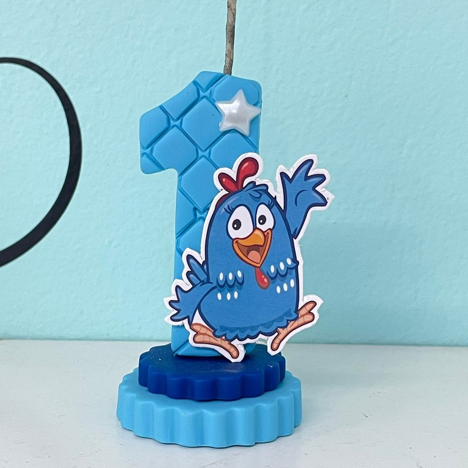 Vela Aniversário Galinha Pintadinha / Decoração Festa tema Galinha Pintadinha em Oferta na Shopee