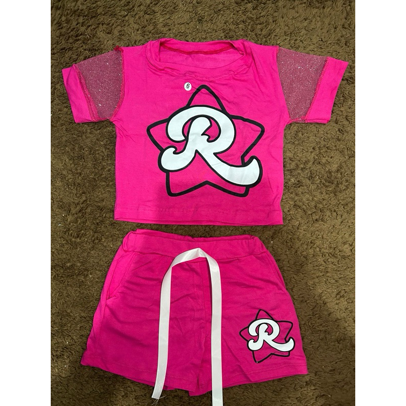 Conjunto Infantil Os Rosas! em Oferta na Shopee