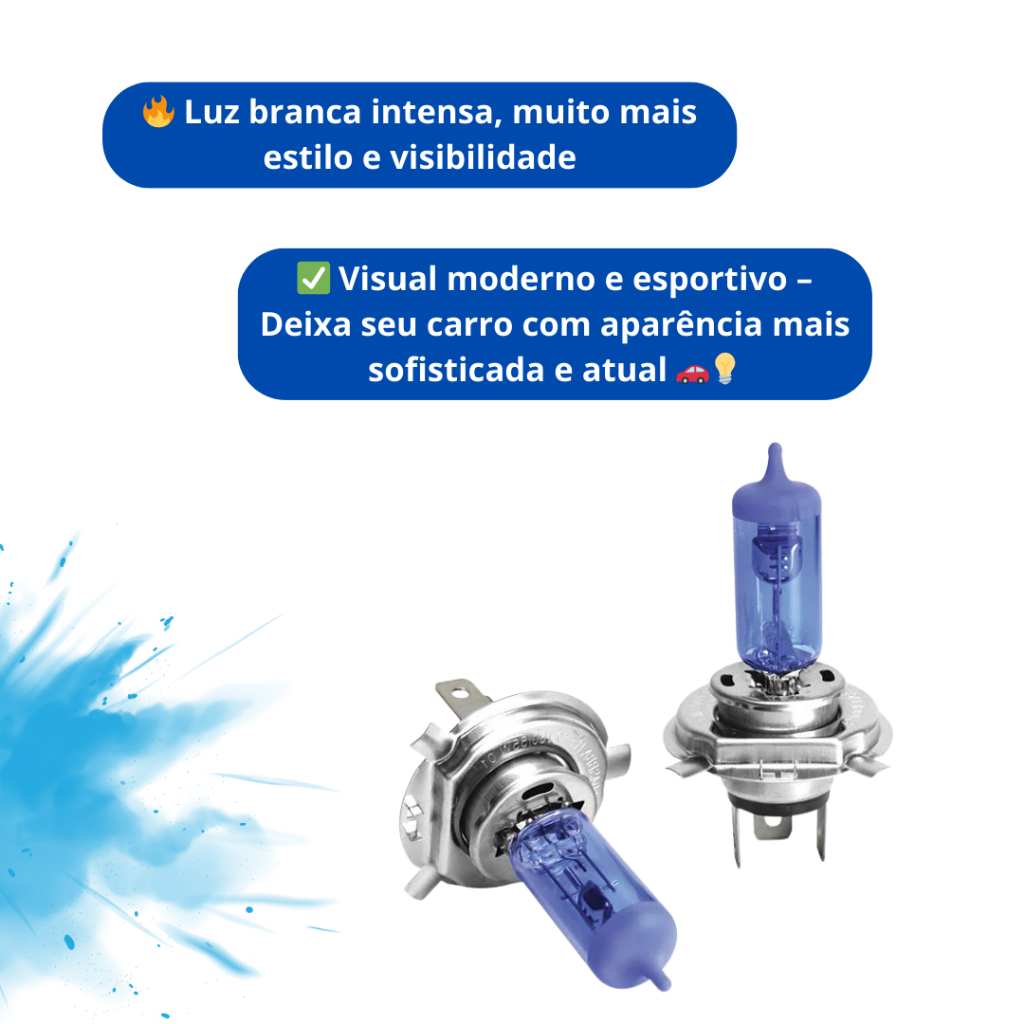 Kit Lampada Farol Super Branca Hyundai Hb20 Hb20s Hb20x Envio Rapido