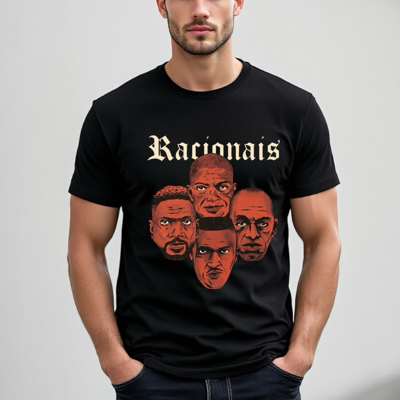 Camiseta Algodão Racionais Mc’s Rap Hip Hop Nacional Blusa Masculina Unissex Moda Verão