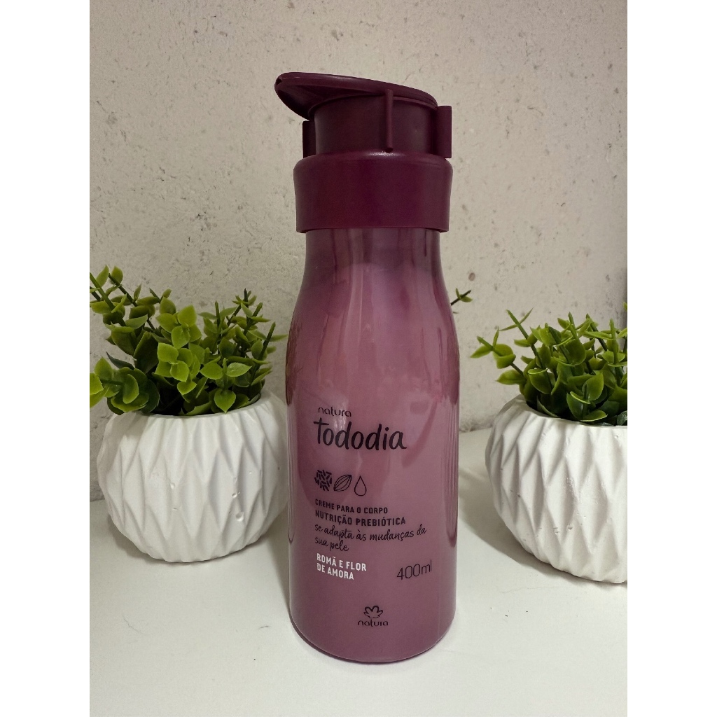 Creme Desodorante Nutritivo Para o Corpo Tododia Romã e Flor de Amora Natura