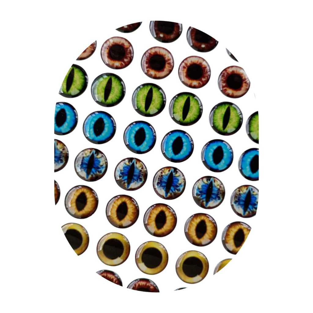 Olhos Resinados adesivos para artesanato ,biscuit,eva ,feltro e outros artesanatos MBH 168 A 163