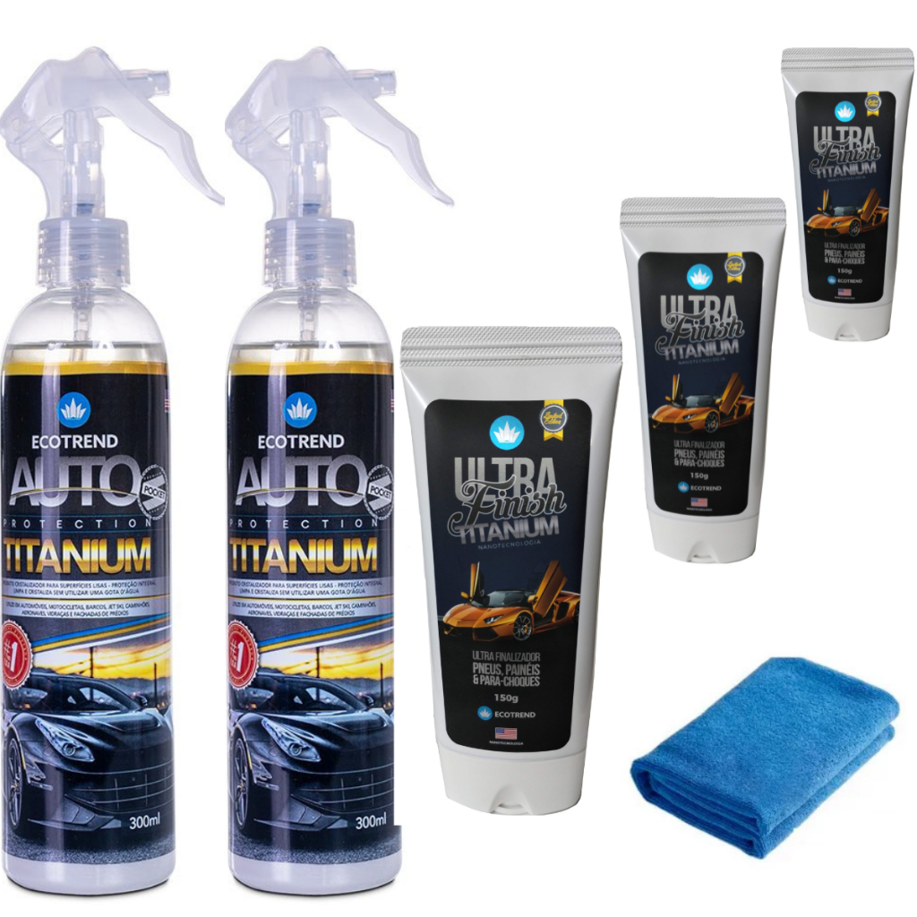02 Auto Protection Titanium Ecotrend + 03 Ultra Finish Top 1  ECOTREND SOUTH AMERICA