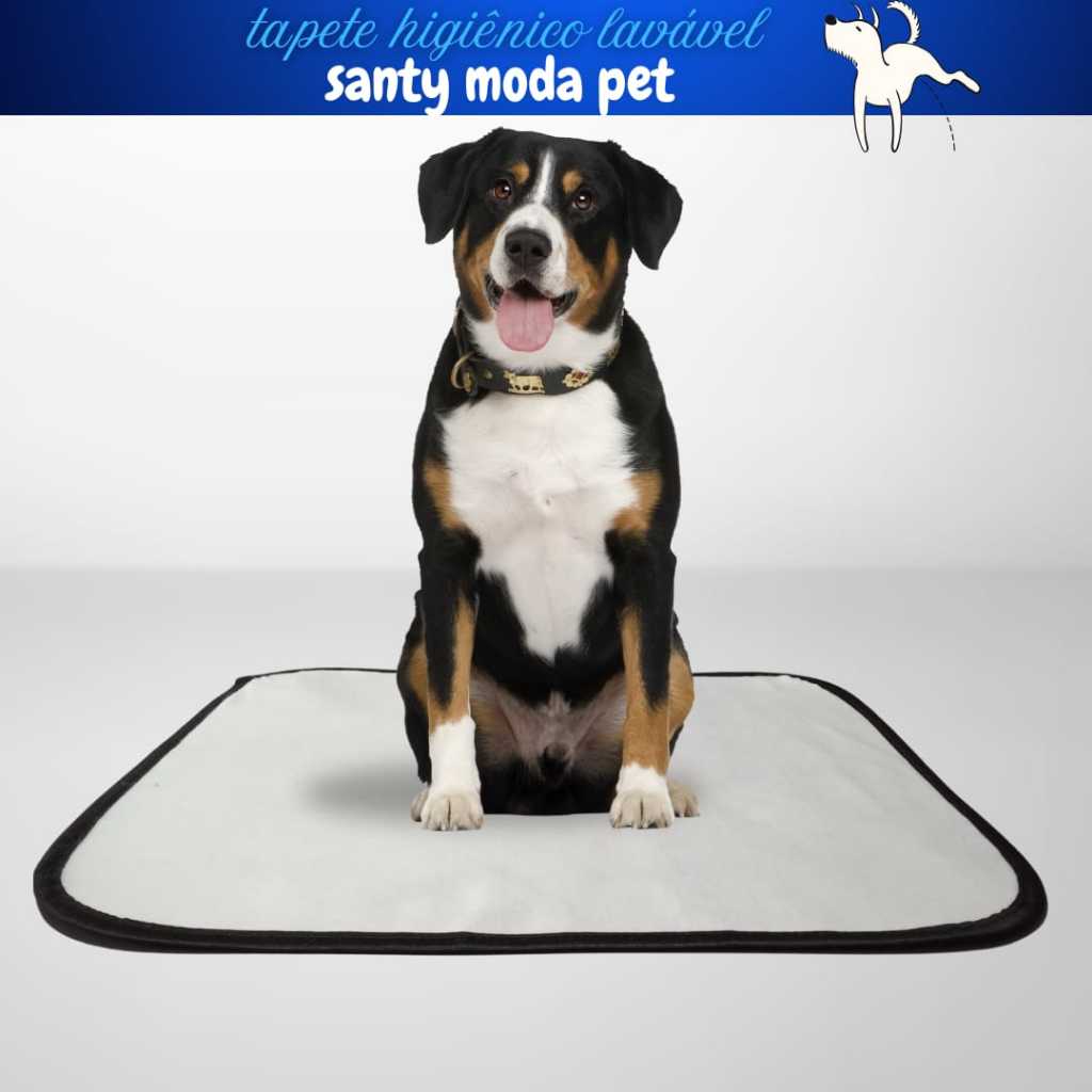 Tapete higiênico lavável para cachorro/ cães , G1, tam. 100 x 60. 01 UN. reutilizável não vaza xixi.