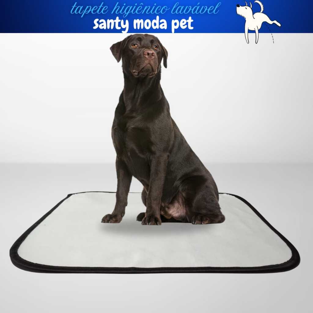 tapete higiênico lavável para cães, GG, tam. 100 x 90 cm, 01 UN. reutilizável para grandes cachorros, não vaza xixi