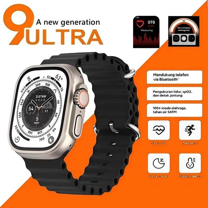 DITU Smartwatch T800s Series 9 Ultra Calculadora Cardíaca Monitoramento Da Frequência Relógio Inteligente Grande 49mm