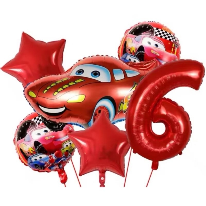 Kit balão Mcqueen Carros em Oferta na Shopee