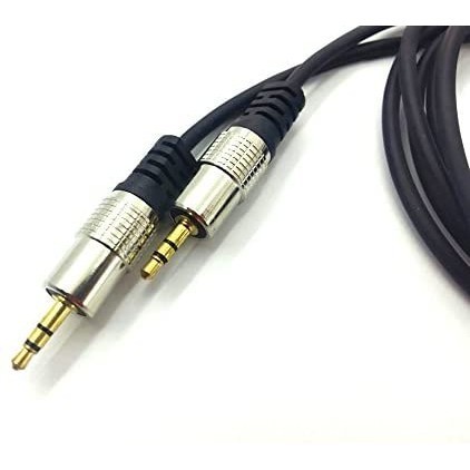 Cabo de Áudio P2 P2 Linha Profissional 24k 1,8m MXT Conectores em Metal Resistente p2p2 Automotivo Barato