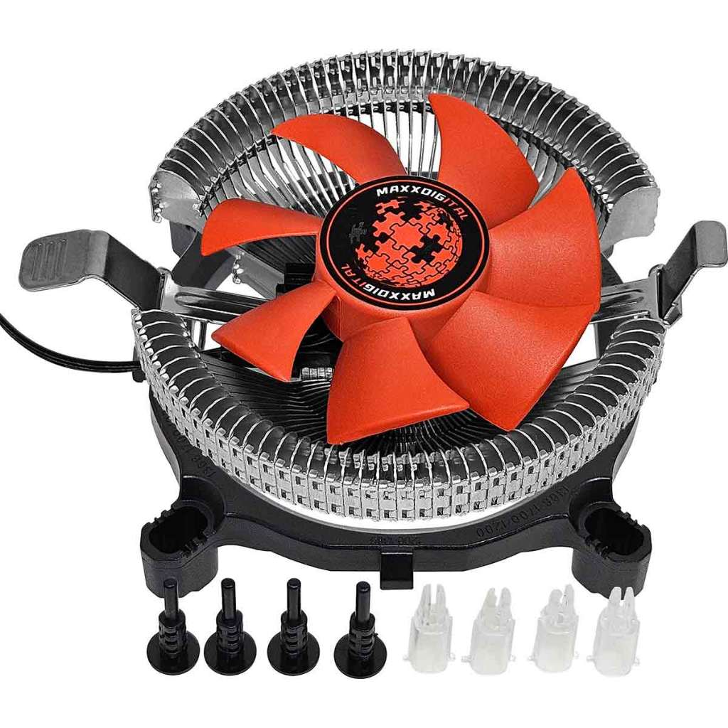 Cooler Box Ventoninha Fan de Processador Socket Intel e AMD Soquete LGA 1150 1155 AM2 AM3 MD01