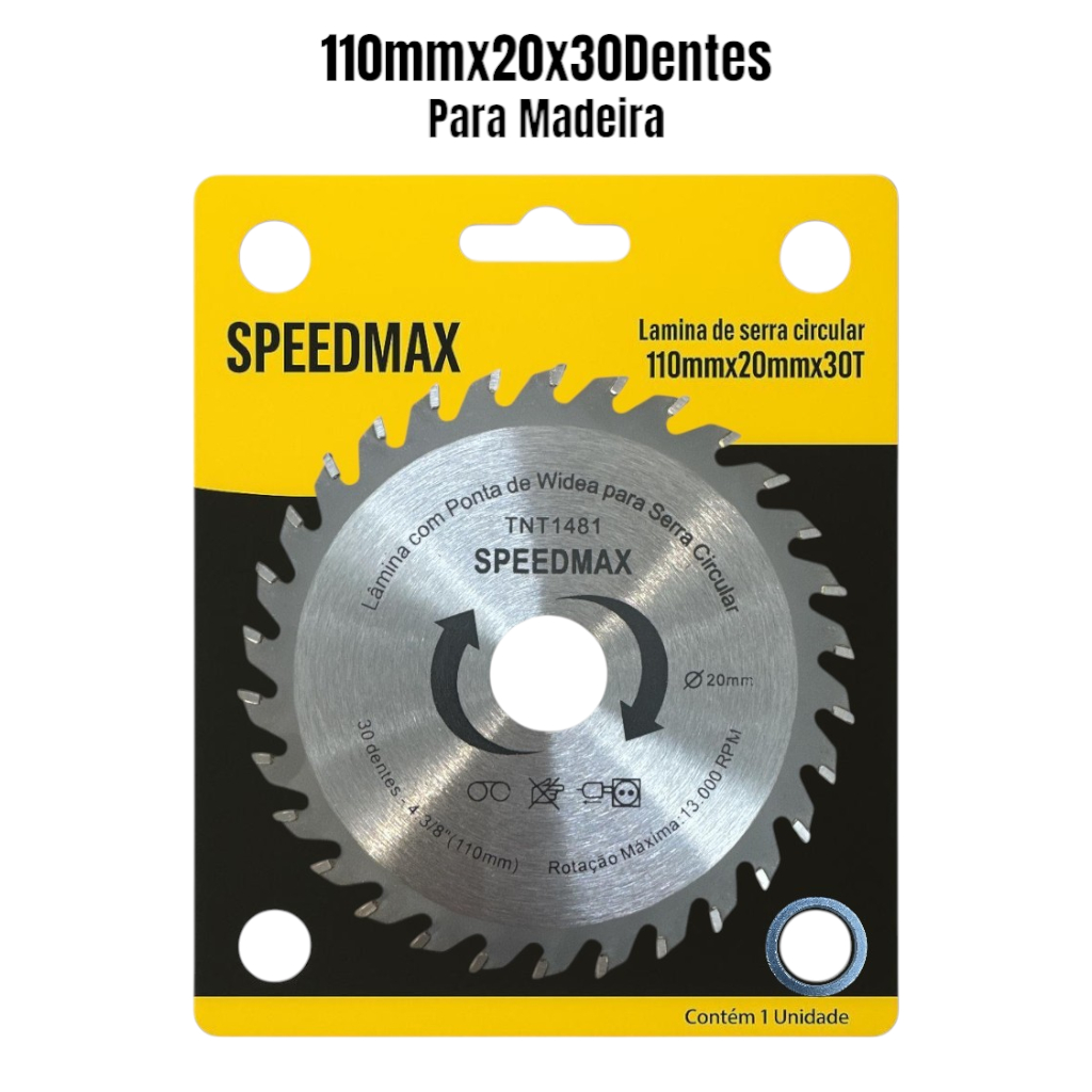 Disco de Serra Circular 110mm 30 Dentes para Madeira – Uso em Serra Mármore em Oferta na Shopee