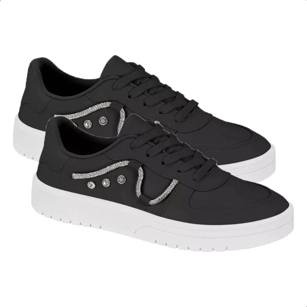 TENIS FEMININO CASUAL MOLECA ORIGINAL FLATFORM URBANO NOVO