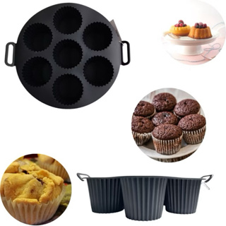 Kit 2 Forma Silicone Para Air Fryers Silicone Muffin/Bolo Copos Casa Moldes Cupcake-entrega rápida em Oferta na Shopee
