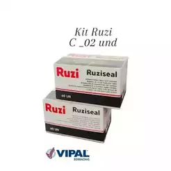Kit 02 Refil Ruziseal 100mm Cx C/60 Un Vipal Reparo P/ Pneu