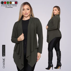 Blusa de frio feminina casaco Cardigan Feminino Moda Inverno Cardigã Kimono