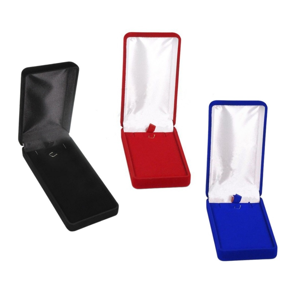 1 unidade caixinha Estojo Veludo Universal / Colar, Brinco, Gargantilha e outras joias em Oferta na Shopee