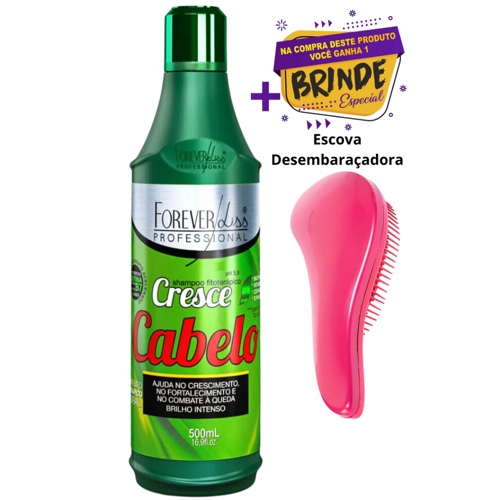 Shampoo Cresce Cabelo Forever Liss 500ml Original!