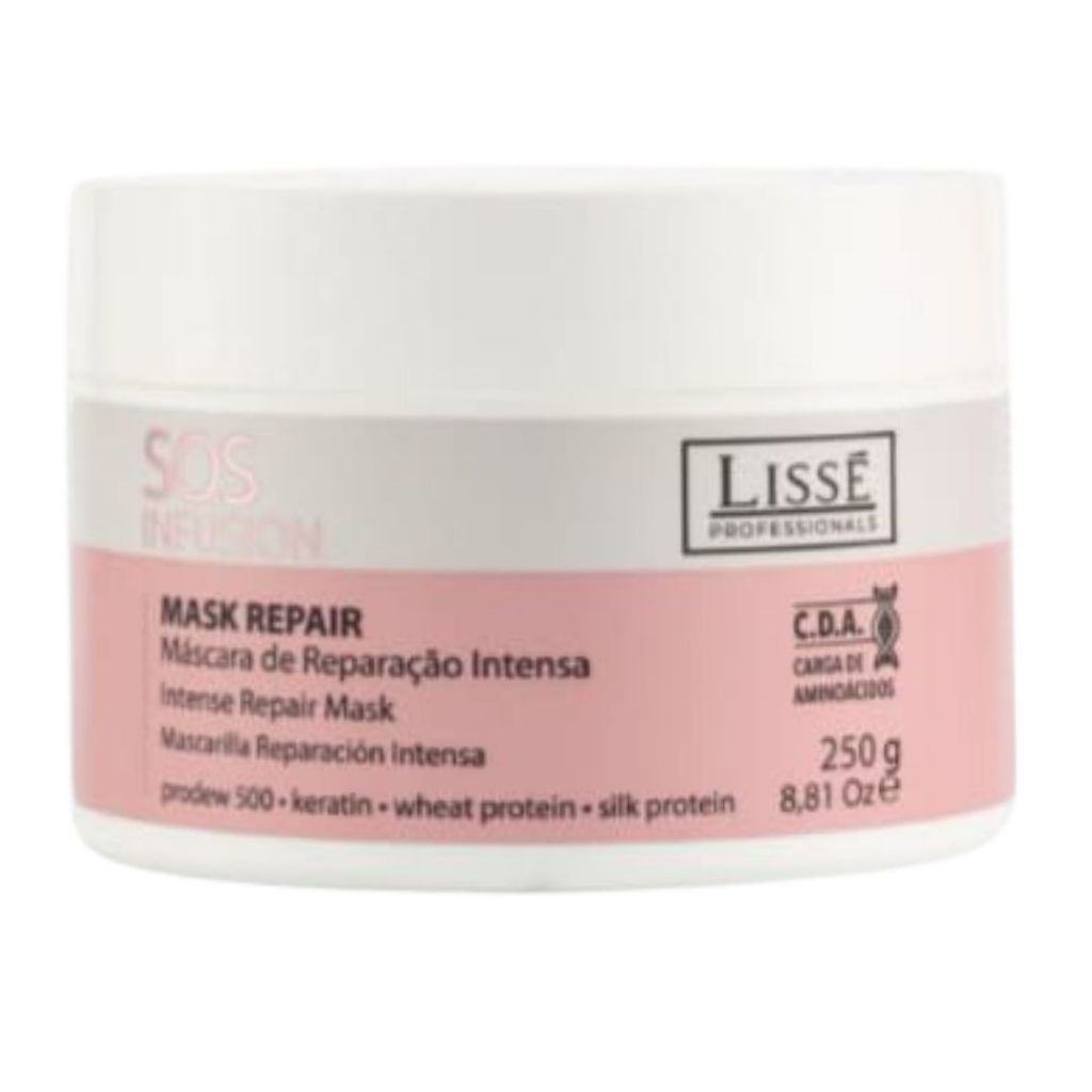 Lisse Máscara Capilar Pro S.O.S Infusion Mask Repair Restauração Intensa 250g em Oferta na Shopee