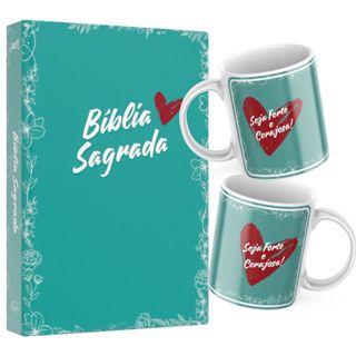 Bíblia Sagrada ACF | Coração Vermelho em Oferta na Shopee