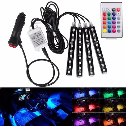 Luz Led Neon Cores Ambiente Interno Assoalho Piso Carro Automotivo Tuning