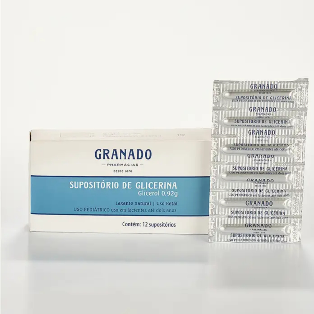 Supositório Glicerina Lactentes Granado Com 12 Unidades em Oferta na Shopee
