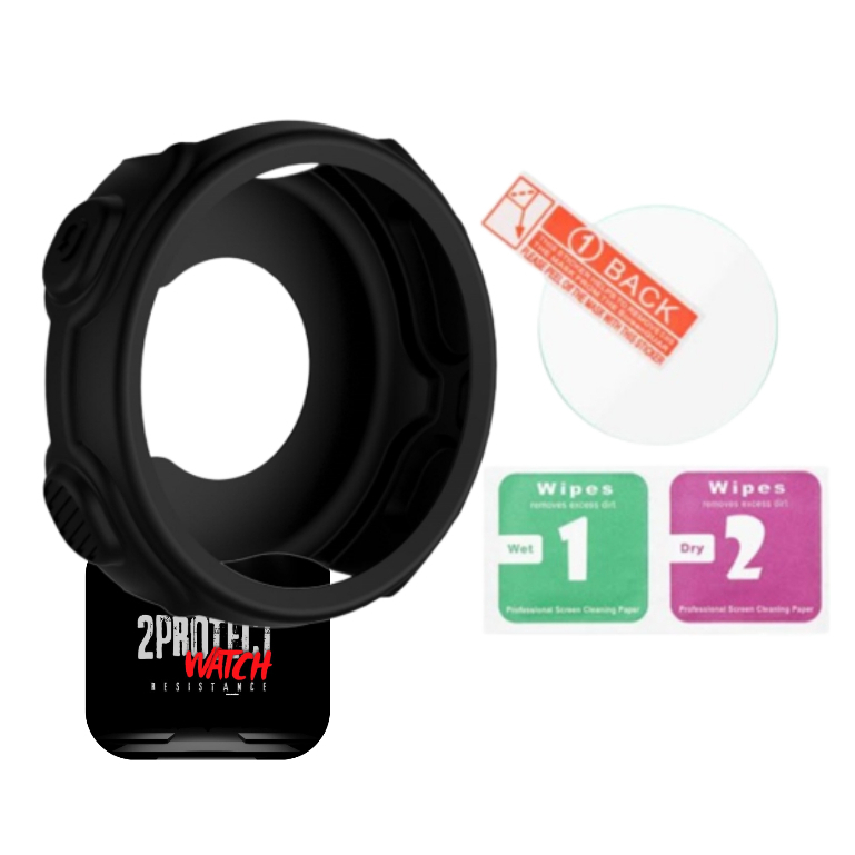 KIT 1 CAPA + 1 PELICULA COMPATIVEL COM GARMIN FORERUNNER 230 235