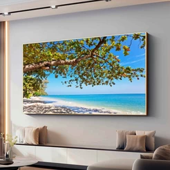 Quadro Decorativo Para Sala Grande Moldura Paisagem