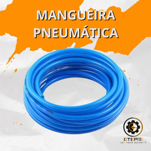 Tubo Pneumática 8mm Azul Poliuretano Pu Azul