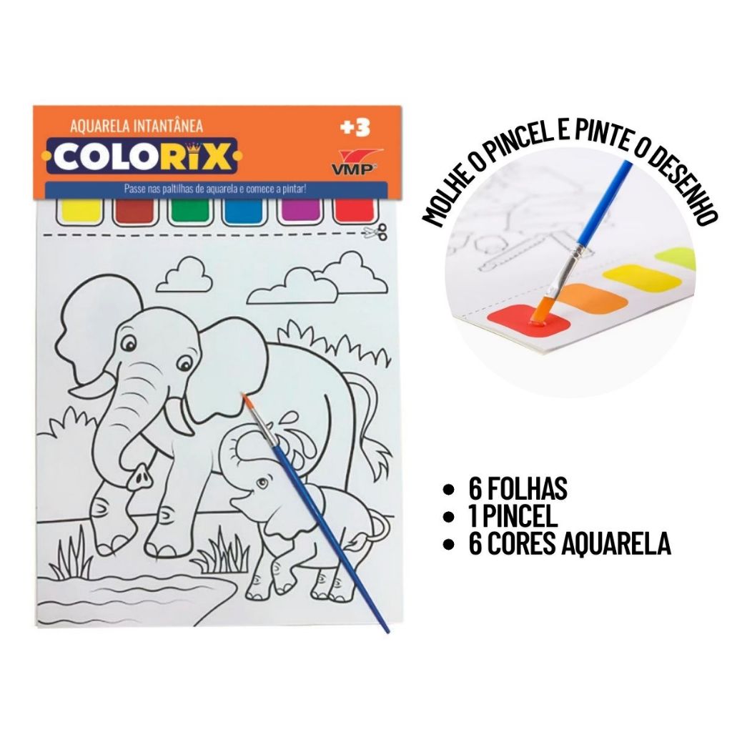 Desenhos Para Colorir Pintura Tinta Aquarela Desenho Lembrancinha Presentes de Natal em Oferta na Shopee