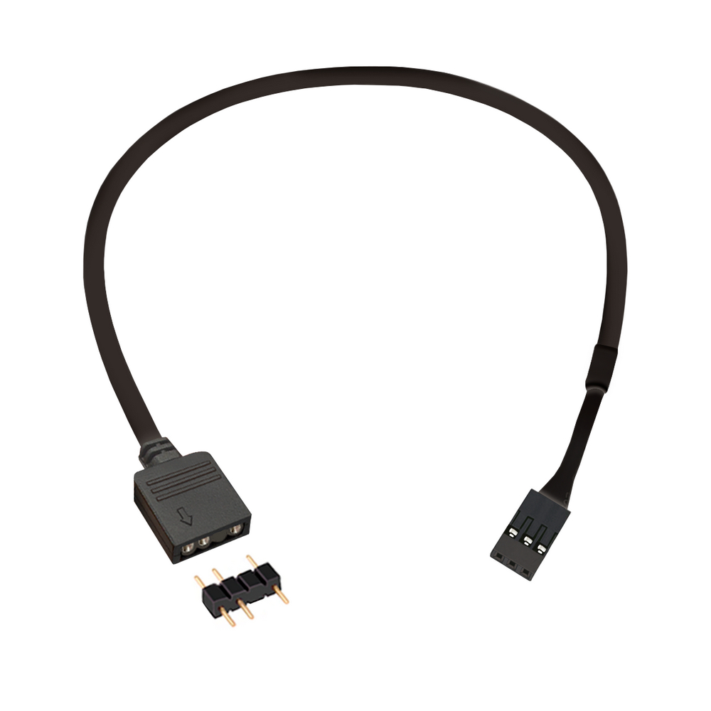 CABO ADAPTADOR VDG PARA ARGB 3 PINOS 5V, CONVERSOR LED DIGITAL GIGABYTE, COOLER MASTER, LIAN-LI