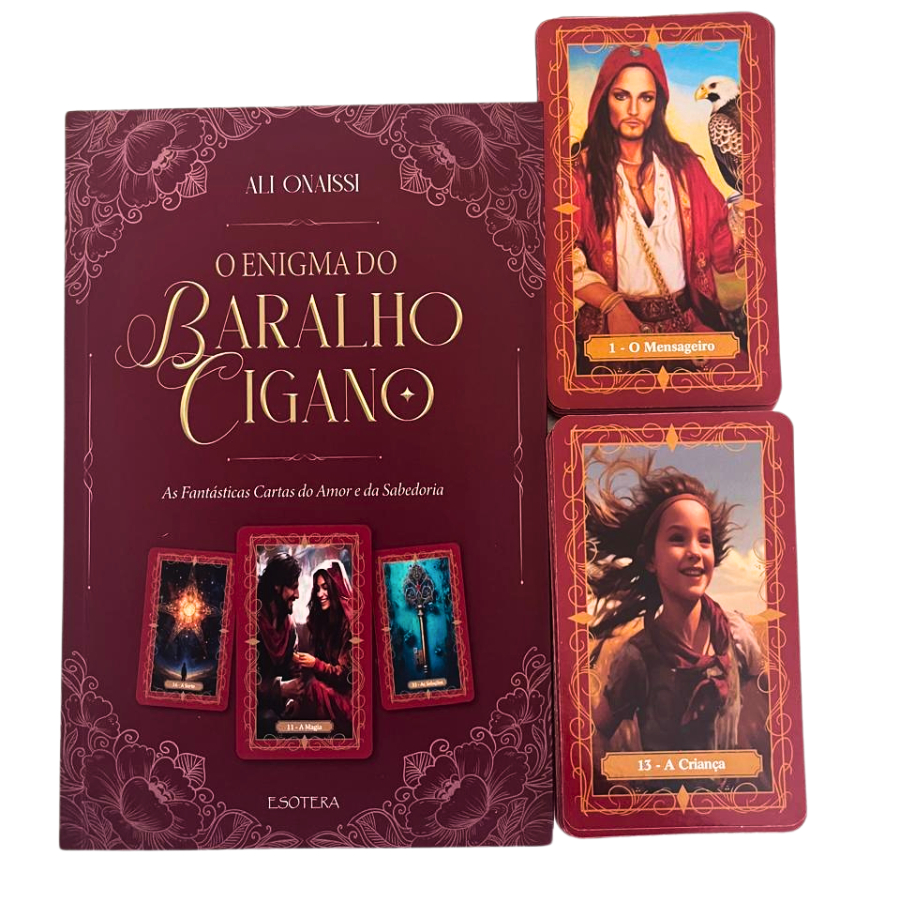 Kit Baralho Lenormand Cigano Tarô Com 36 Cartas Acompanha Mnaual Prático E Livro Para Iniciantes