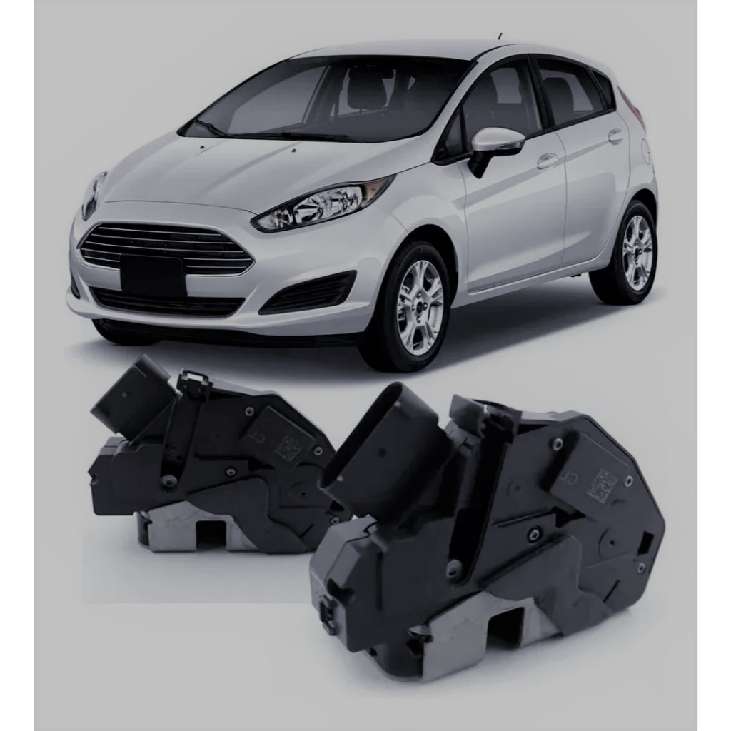 Fechadura Dianteira Esqu New Fiesta Após 2014 Tomada 5 Pinos