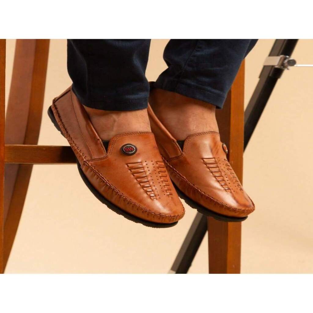 Mocassim Masculino Em Couro Eco Transpirável Elástico 3 Cores Disponíveis Envio Imediato Promoção