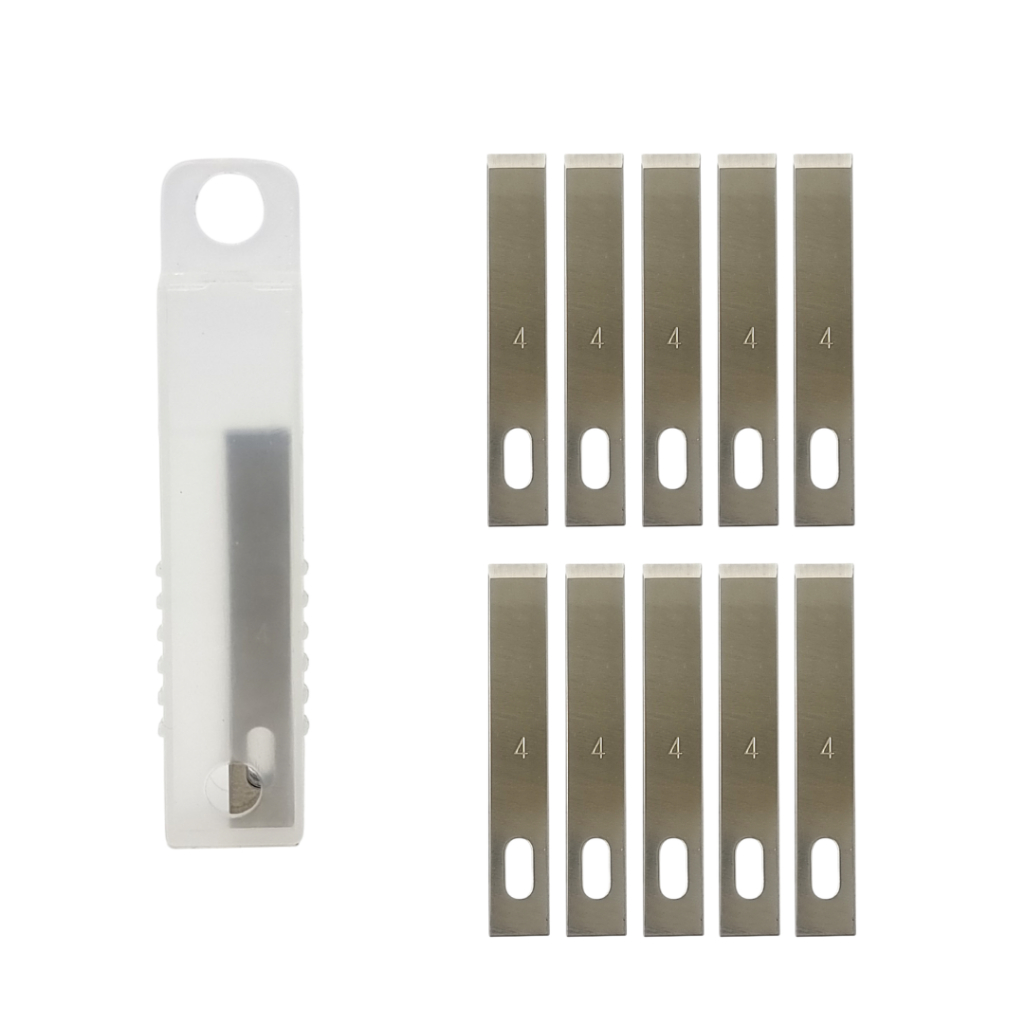 Kit 10 Lâmina Para Bisturi N°04 Estilete de Precisão Assistência Técnica em Oferta na Shopee